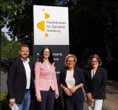 Sachsens Gesundheitsministerin Barbara Klepsch und CDU Landtagsabgeordneter Sebastian Fischer zu Besuch in den Fachkliniken Radeburg